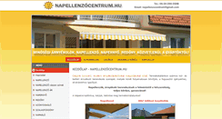 Desktop Screenshot of napellenzocentrum.hu